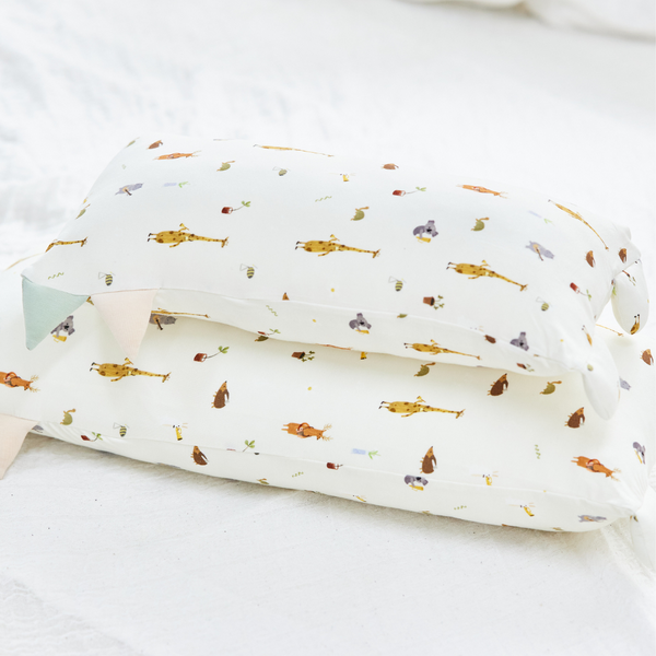BAMBOO SNUGGLY PILLOW CASING - ANIMAL BAND