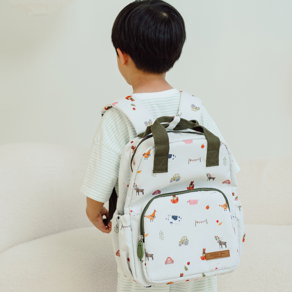 MY LITTLE BOO FIRST BACKPACK - FARMERS MARKET [LARGE]