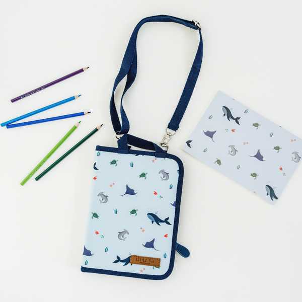 MY LITTLE BOO FIRST PORTABLE ART KIT - OCEAN