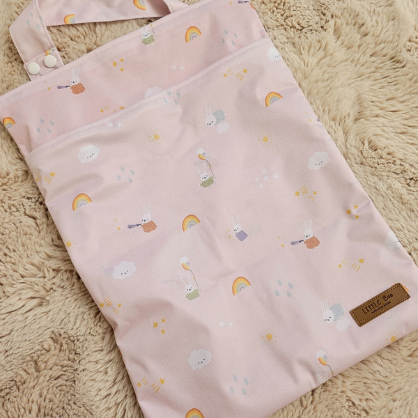 MULTI-PURPOSE WETBAG - RAINBOW BUNNY