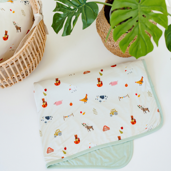 ORGANIC BAMBOO BLANKET [110CM X 110CM] - BUNDLE OF 2