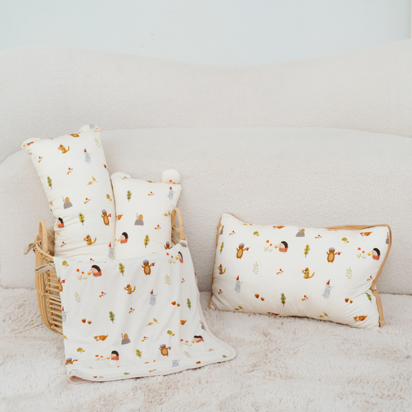 [TENCEL COLLECTION] SNUGGLY PILLOW CASE- FOREST GARDEN