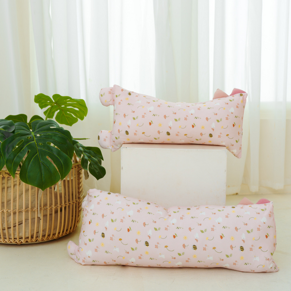[TENCEL COLLECTION] SNUGGLY PILLOW CASE - FLORAL BUNNY
