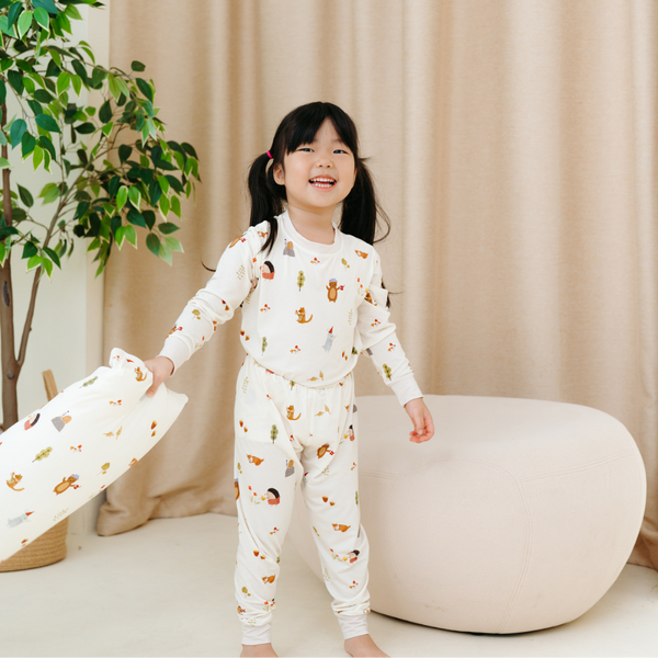 [TENCEL COLLECTION] 2 PC PYJAMAS - FOREST GARDEN
