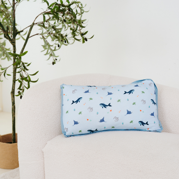 [TENCEL COLLECTION] TODDLER HEAD PILLOW CASE - OCEAN