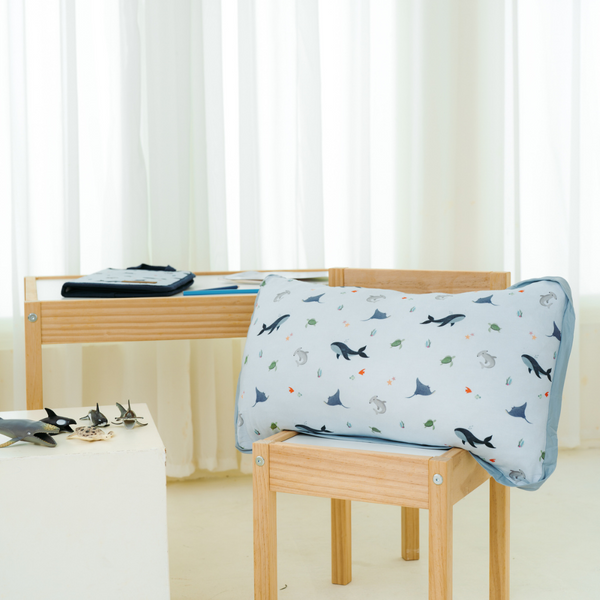 [TENCEL COLLECTION] TODDLER HEAD PILLOW CASE - OCEAN