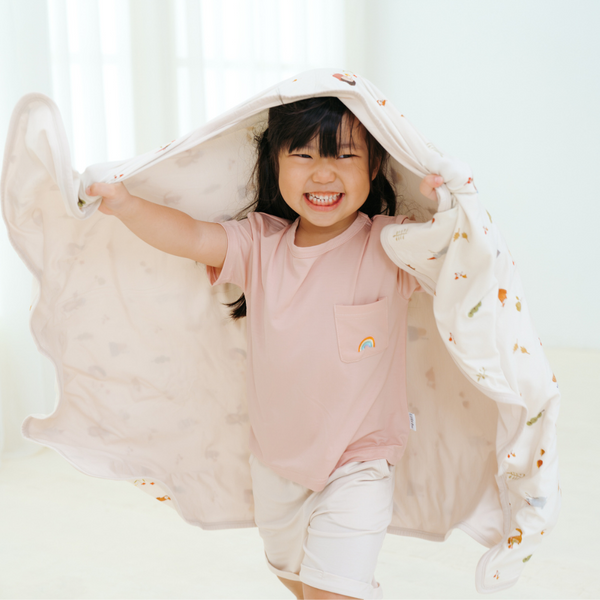 [TENCEL COLLECTION] EMBRIODERED T-SHIRT - RAINBOW