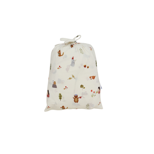 [TENCEL COLLECTION] WATERPROOF COT SHEET - FOREST GARDEN