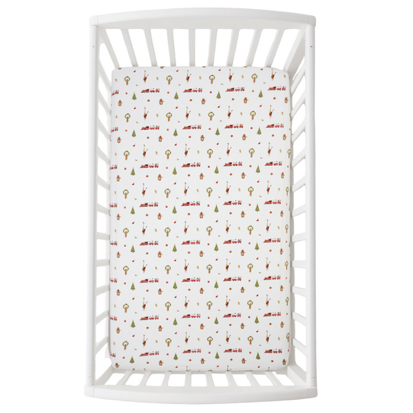 [TENCEL COLLECTION] WATERPROOF COT SHEET - JOLLY CHRISTMAS