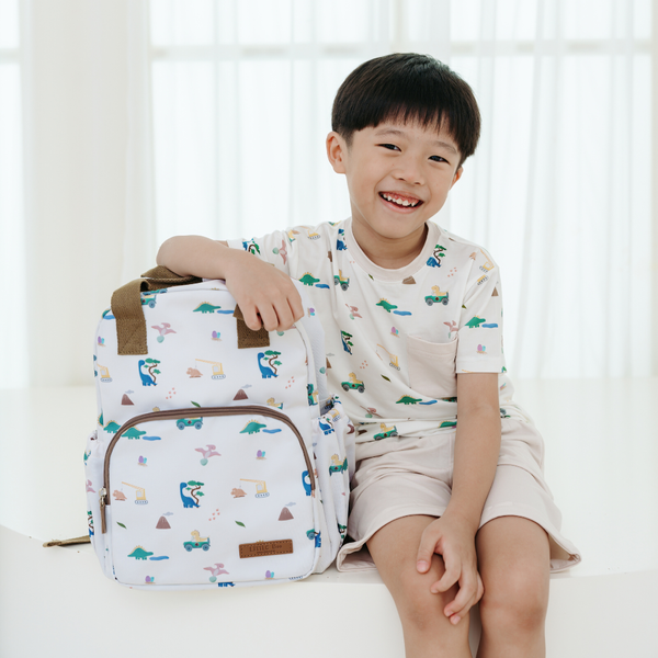 MY LITTLE BOO FIRST BACKPACK - ROAR ROAR DINO [LARGE]