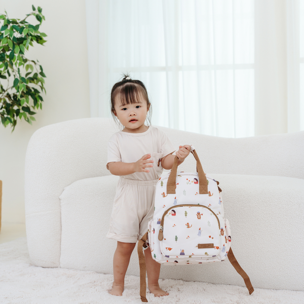 MY LITTLE BOO FIRST BACKPACK - FOREST GARDEN [MEDIUM]