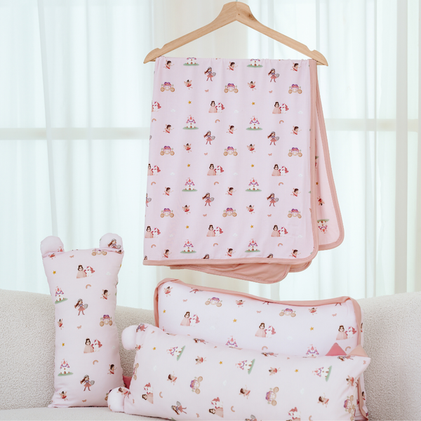 [TENCEL COLLECTION] DOUBLE LAYER BLANKET (80CM X 100CM) - WHIMSICAL PRINCESS