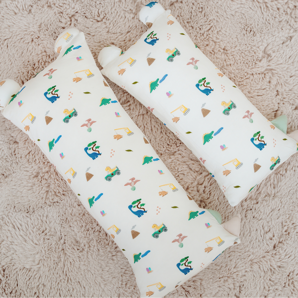 [TENCEL COLLECTION] SNUGGLY PILLOW - ROAR ROAR DINO