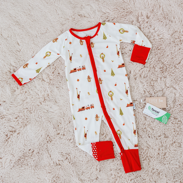 [TENCEL COLLECTION] ZIPPED PYJAMAS - JOLLY CHRISTMAS