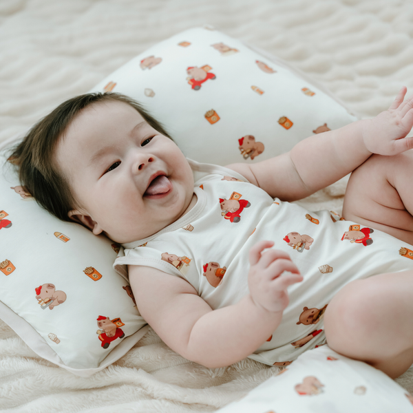 [TENCEL COLLECTION] BUBBLE ROMPER - CAPY HAPPY SNACKS
