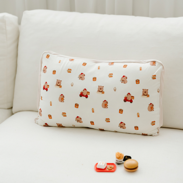 [TENCEL COLLECTION] TODDLER HEAD PILLOW - CAPY HAPPY SNACKS