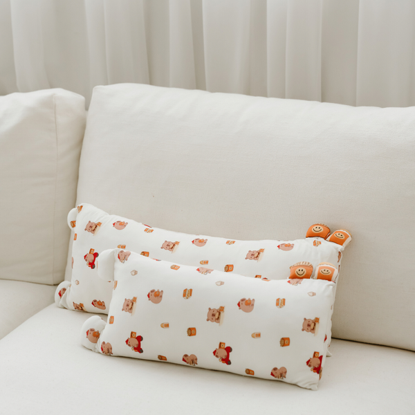 [TENCEL COLLECTION] SNUGGLY PILLOW - CAPY HAPPY SNACKS