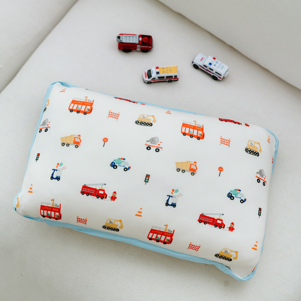 [TENCEL COLLECTION] TODDLER HEAD PILLOW - MY FAVOURITE VEHICLES
