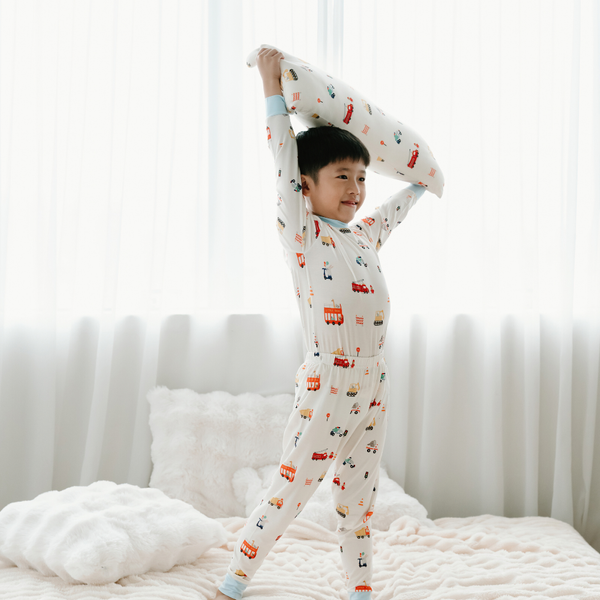 [TENCEL COLLECTION] 2 PC PYJAMAS - MY FAVOURITE VEHICLES