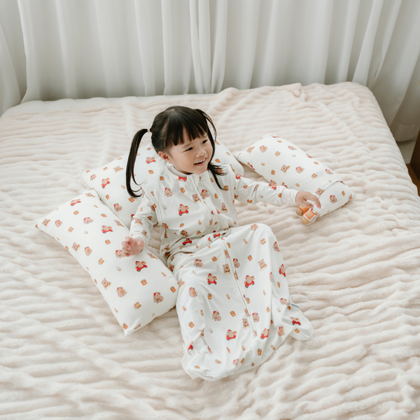 [TENCEL COLLECTION] WEARABLE BLANKET - CAPY HAPPY SNACKS