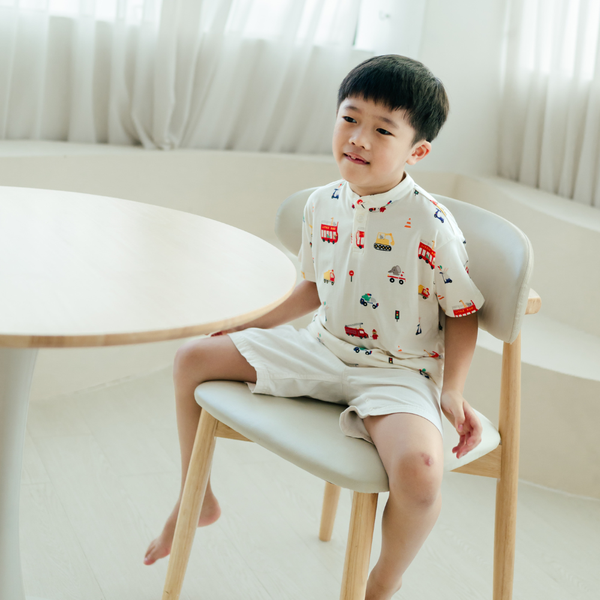 [TENCEL COLLECTION] SUNNY DAY SHIRT – MY FAVOURITE VEHICLES