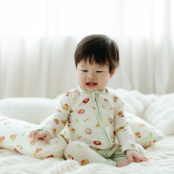 [TENCEL COLLECTION] ZIPPED PYJAMAS - LITTLE BREAKFAST CLUB