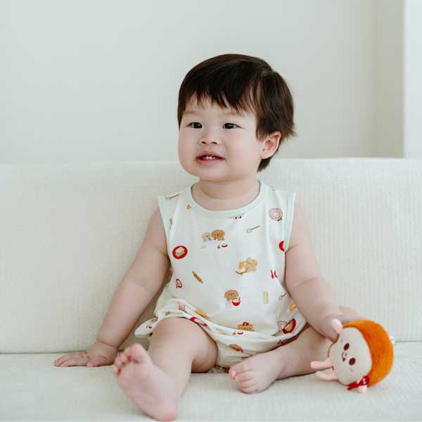 [TENCEL COLLECTION] BUBBLE ROMPER - LITTLE BREAKFAST CLUB