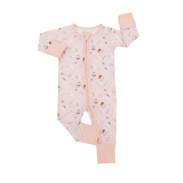 [TENCEL COLLECTION] ZIPPED PYJAMAS - LITTLE BUNNY JOYS