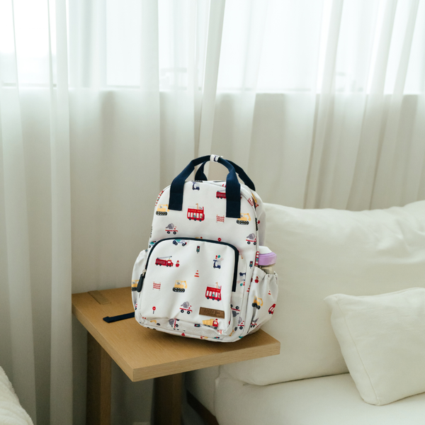 MY LITTLE BOO FIRST BACKPACK - MY FAVOURITE VEHICLES [LARGE]
