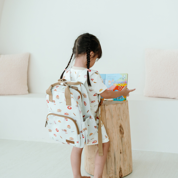MY LITTLE BOO FIRST BACKPACK - LITTLE BREAKFAST CLUB [LARGE]
