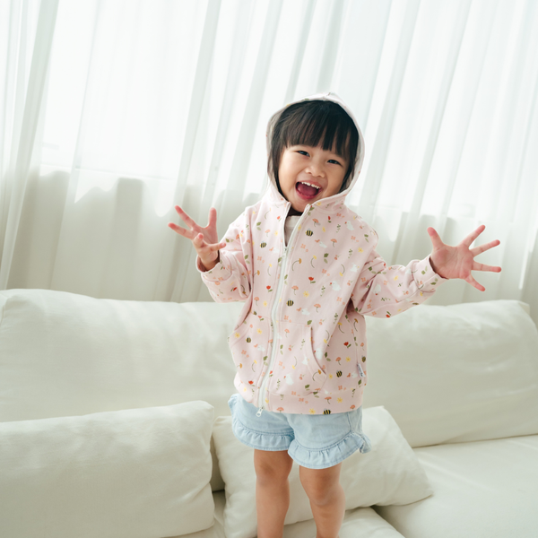 EVERYDAY HOODED JACKET – FLORAL BUNNY