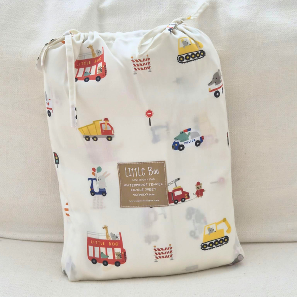 [TENCEL COLLECTION] WATERPROOF SINGLE BEDSHEET - BUNDLE OF 2 [PRE-ORDER]