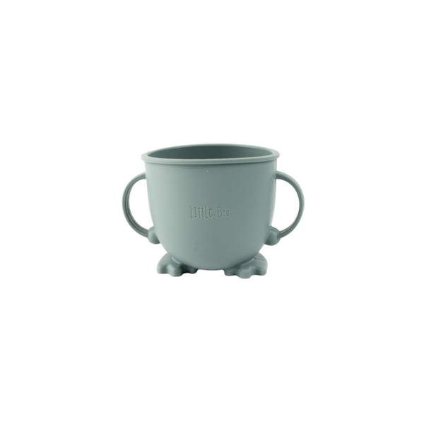 LITTLE BOO SNACK/ SIPPY CUP - DUSTY BLUE